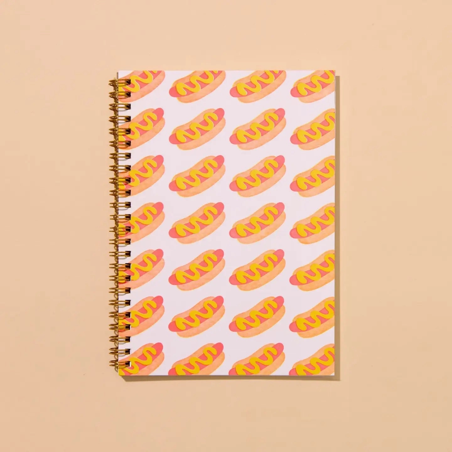 Hot Dog Spiral Bound Letterpress Notebook wholesale automatic