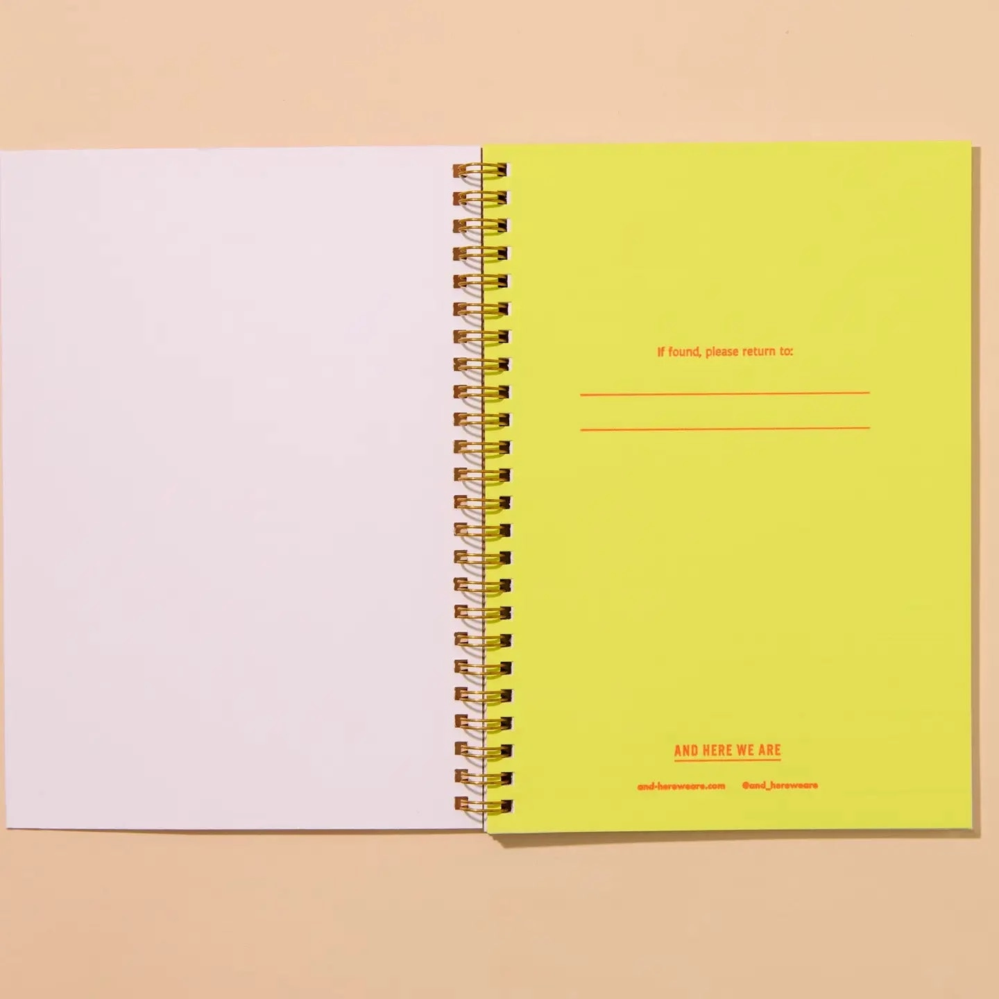 antislip Hot Dog Spiral Bound Letterpress Notebook