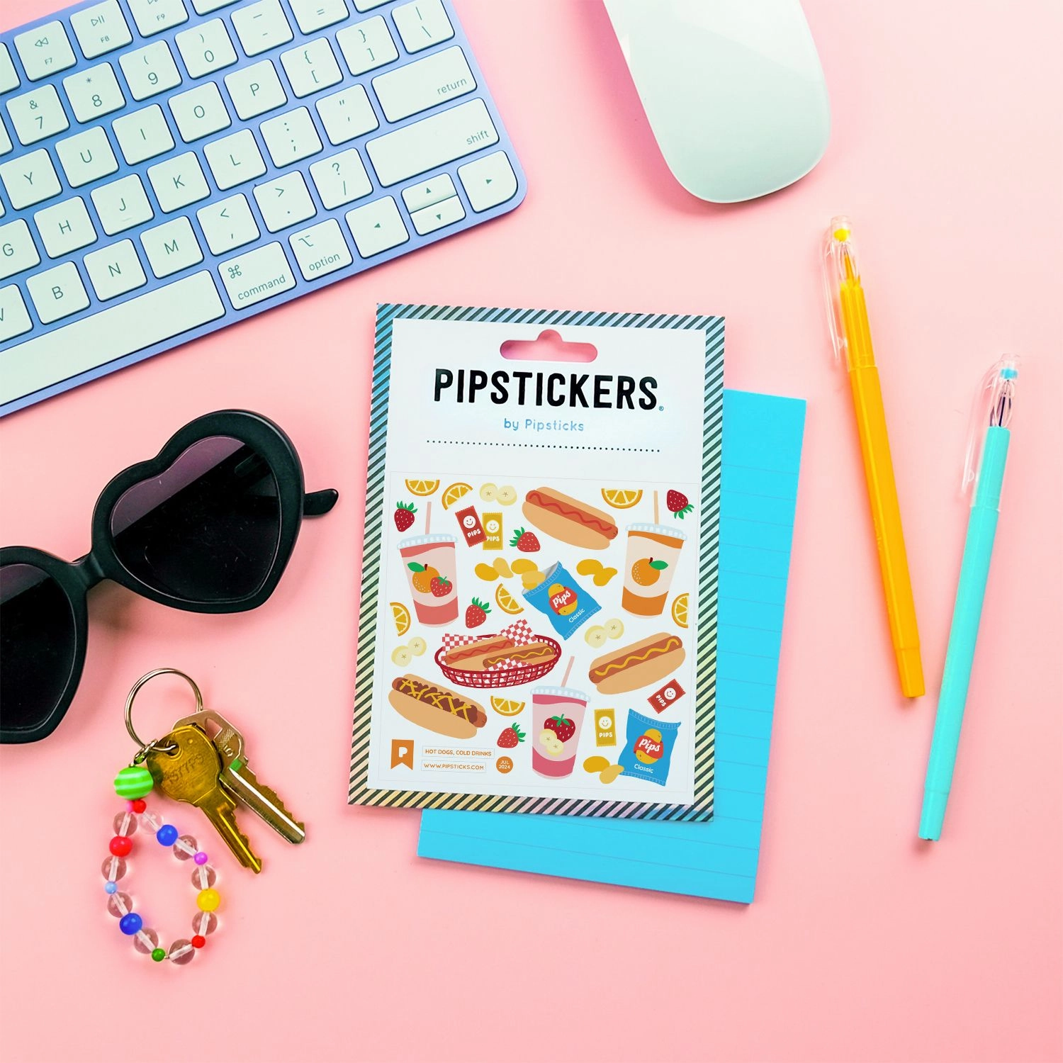 classic gift Hot Dogs, Cold Drinks Stickers