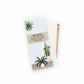 Houseplants And Terrazzo Notepad washable