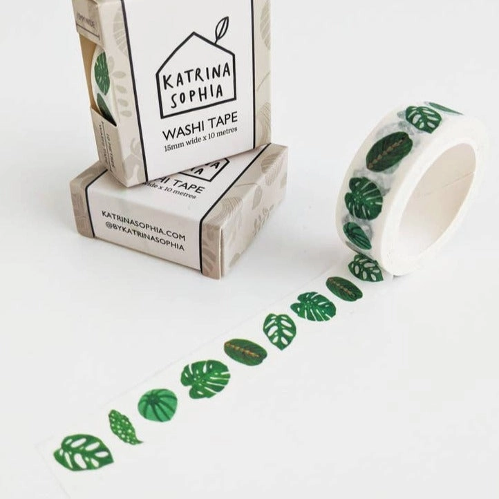 Houseplants Washi Tape heatproof