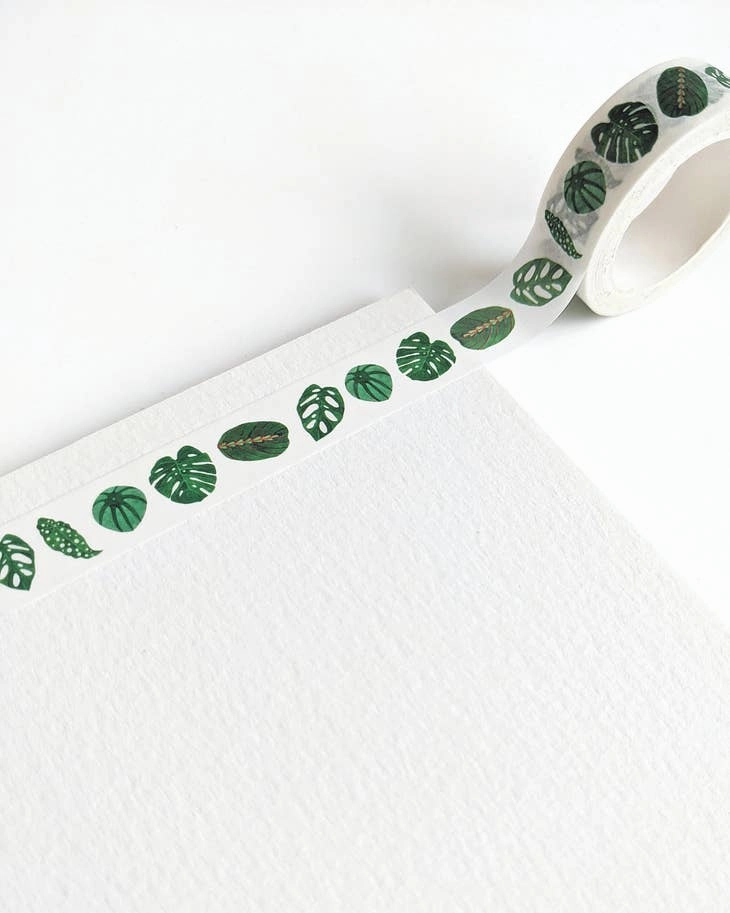 Houseplants Washi Tape glass