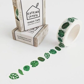 Houseplants Washi Tape heatproof