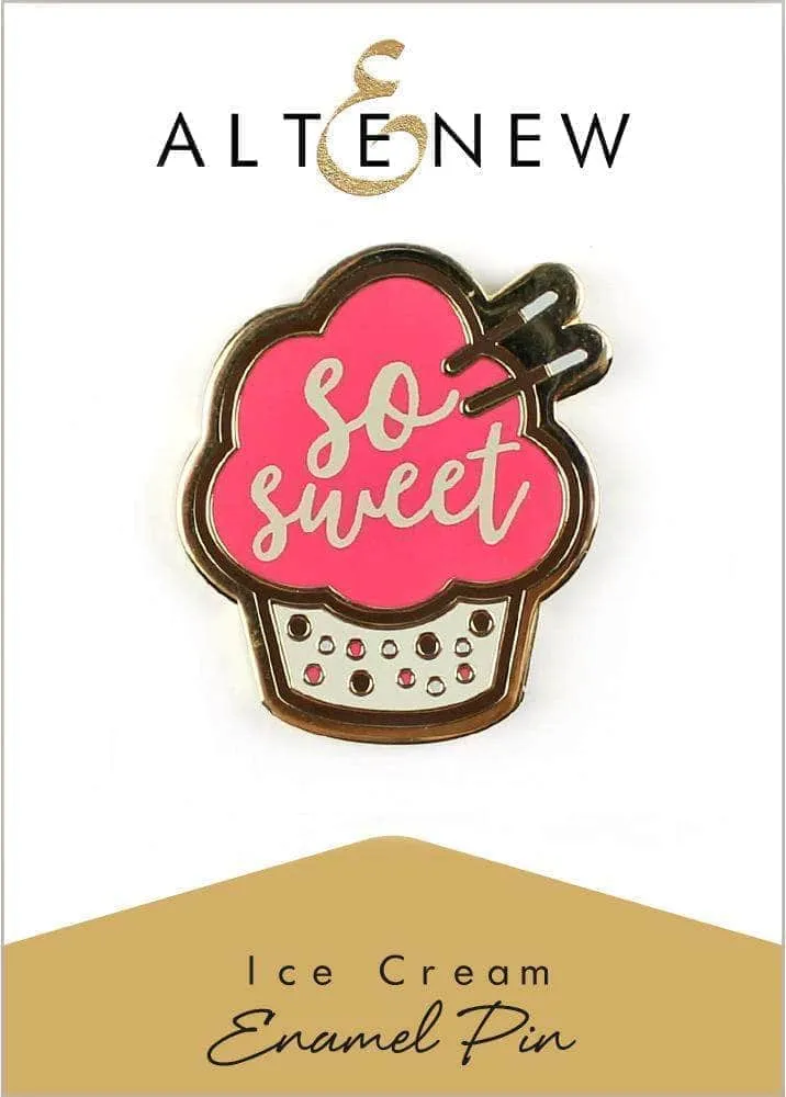 Ice Cream Enamel Pin matte