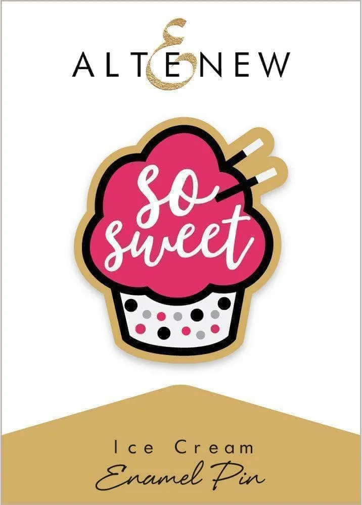 Ice Cream Enamel Pin multipurpose metal