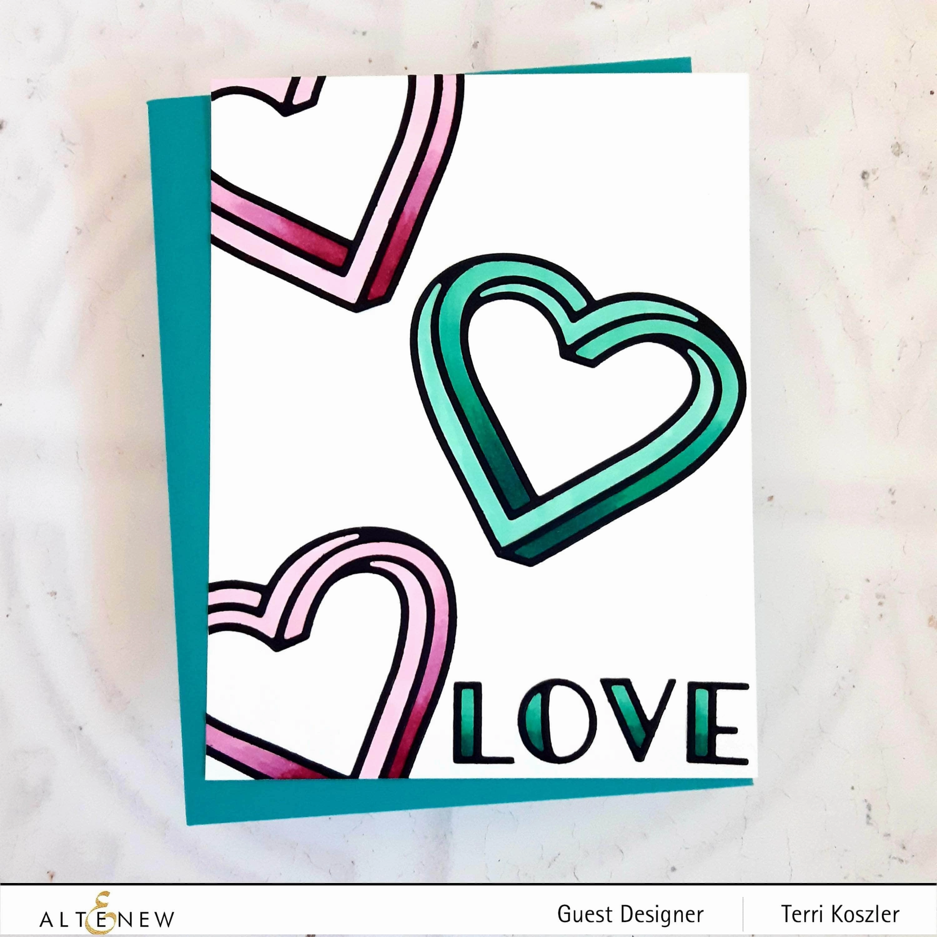 tiny Illusion Heart Die Set