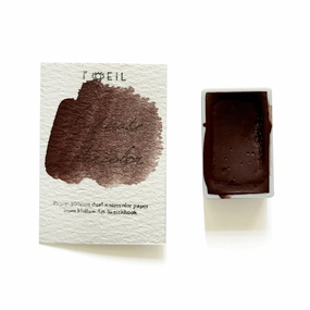 glass Indian Red Pr101 - Artist Grade Handmade Honey Based Watercolor Paint Full Pan 3.2Ml