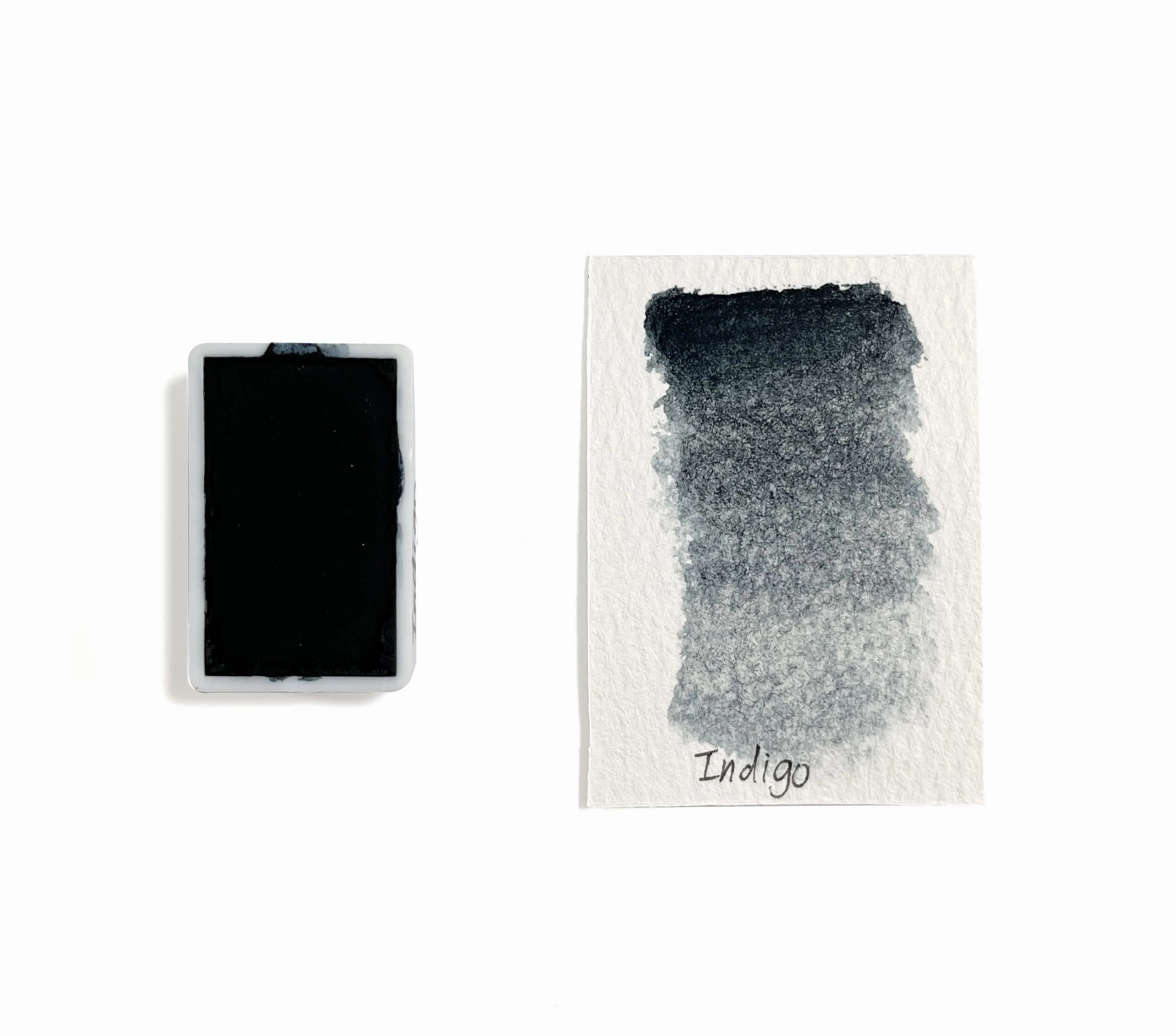 refined Indigo Pb60 - Artist Grade Handmade Honey Based Watercolor Paint Full Pan 3.2Ml