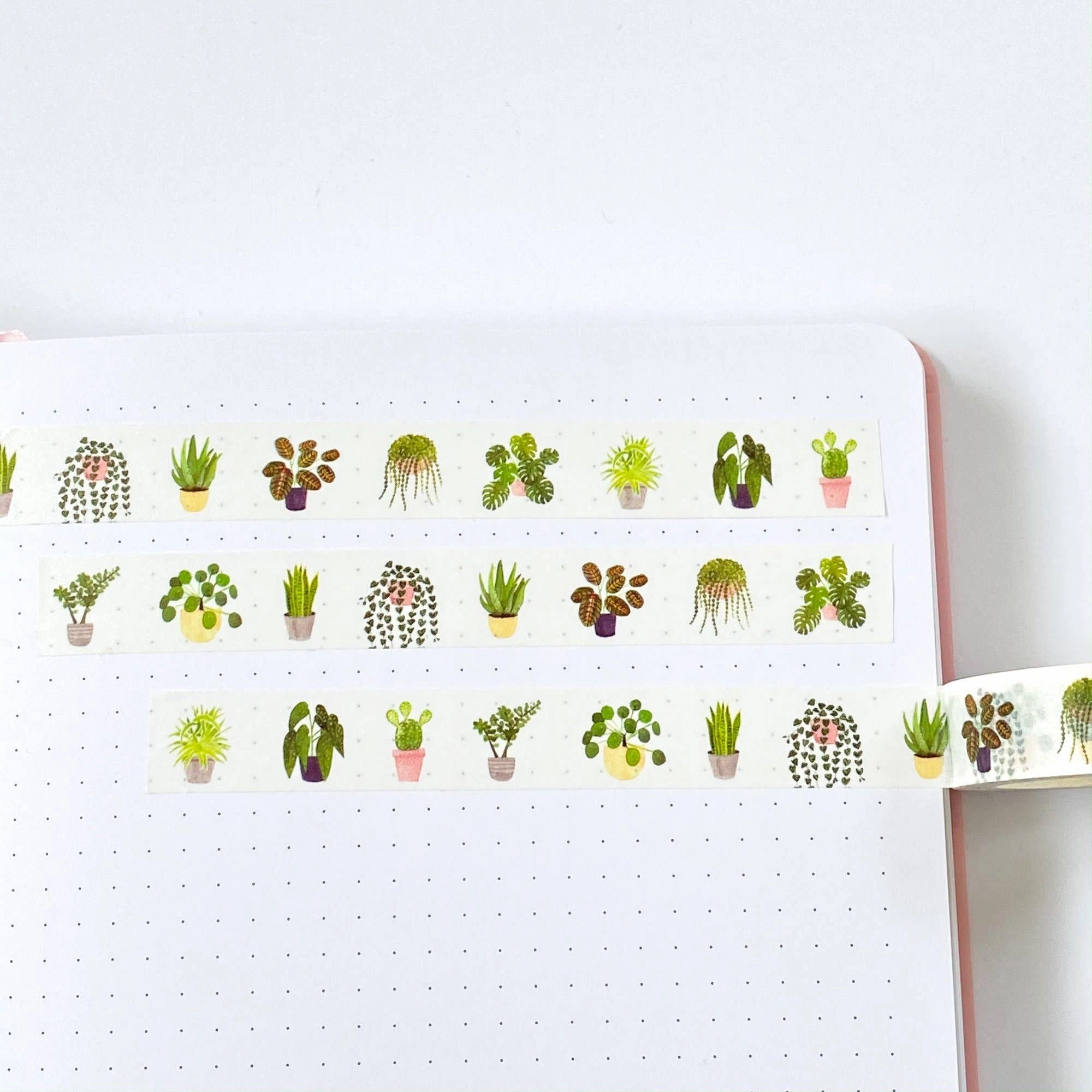 locking Indoor Plants Washi Tape