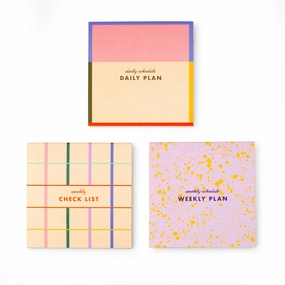 Inkerie Set Of 3 Sticky Note Memo Pads expandable