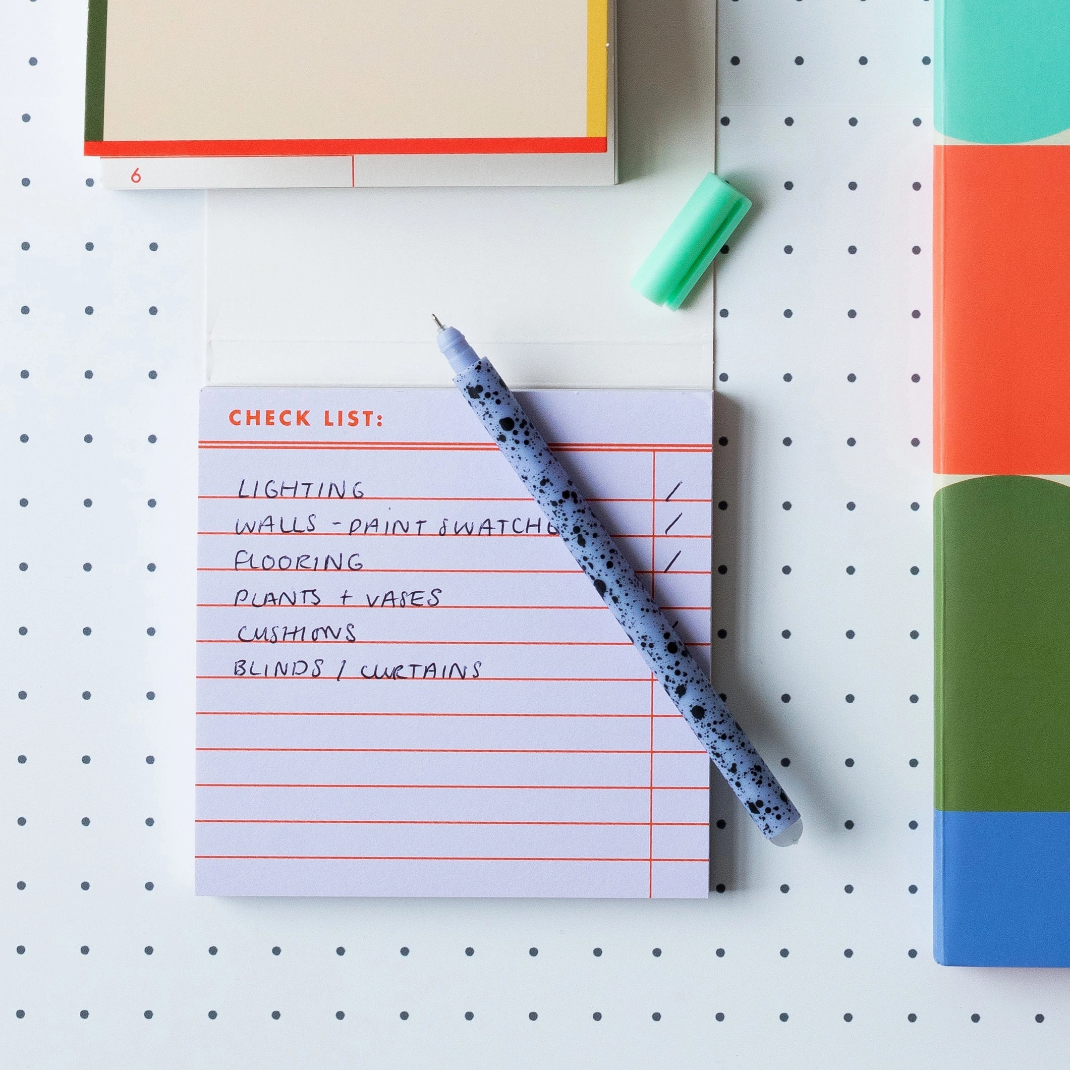 retractable Inkerie Set Of 3 Sticky Note Memo Pads