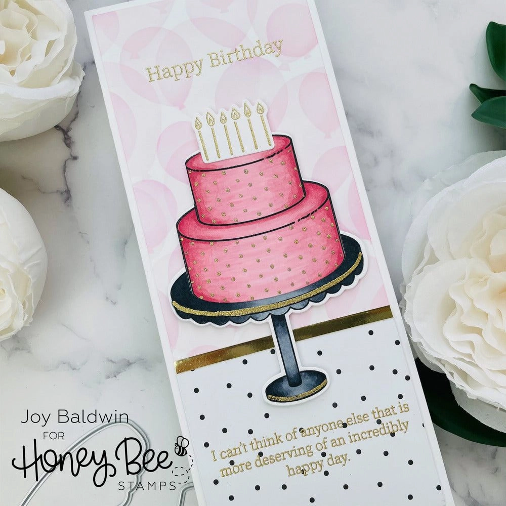 popular metallic Inside: Birthday Sentiments - 6X6 Stamp Set