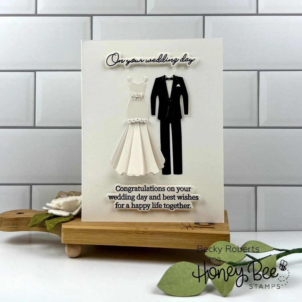 collectible Inside: Wedding Sentiments - 6X6 Stamp Set
