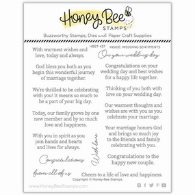 neutral Inside: Wedding Sentiments - 6X6 Stamp Set