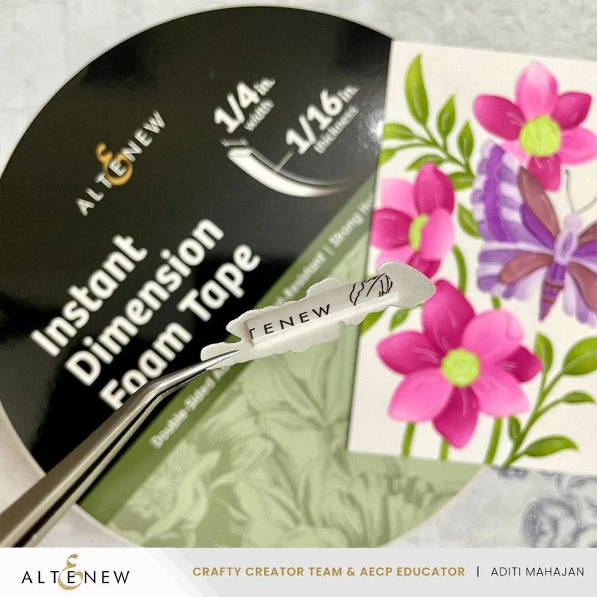 Instant Dimension Foam Tape Bundle (4 Sizes) foldable synthetic