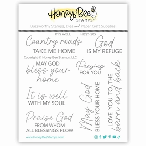 bright It Is Well - 4X4 Stamp Set