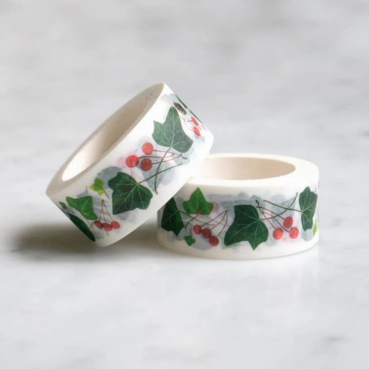 solid quickdry Ivy And Berries Washi Tape