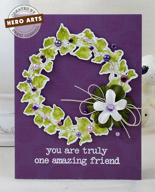 durable multipack Ivy Wreath Stamp