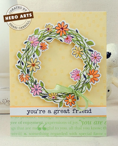 Ivy Wreath Stamp nonslip quickdry