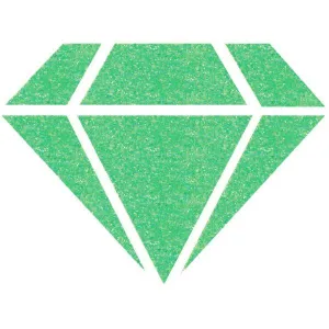 magnetic synthetic Izink Diamond 24 Carat - Green Pastel