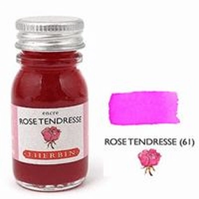 ceramic vegan J Herbin Bottled Ink Rose Tendresse - 10Ml