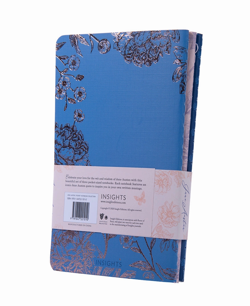 basic Jane Austen Sewn Pocket Notebook Collection (Set Of 3)