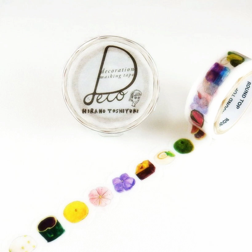 original metal Japanese Confectionery Washi Tape Hirano Toshiyuki