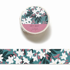 bright Jasmine Flower Hey Day Washi Tape