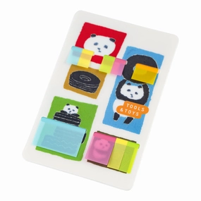 Jin Kitamura Hobonichi Translucent Sticky Notes - Love It (Panda) steel