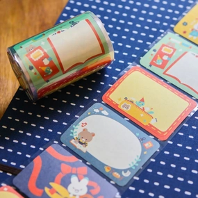 Journal And Craft Paper Labels Sticker Roll bronze