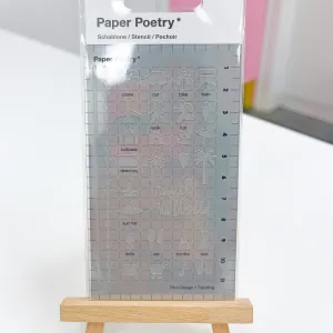 collapsible single Journaling Stencil Travel