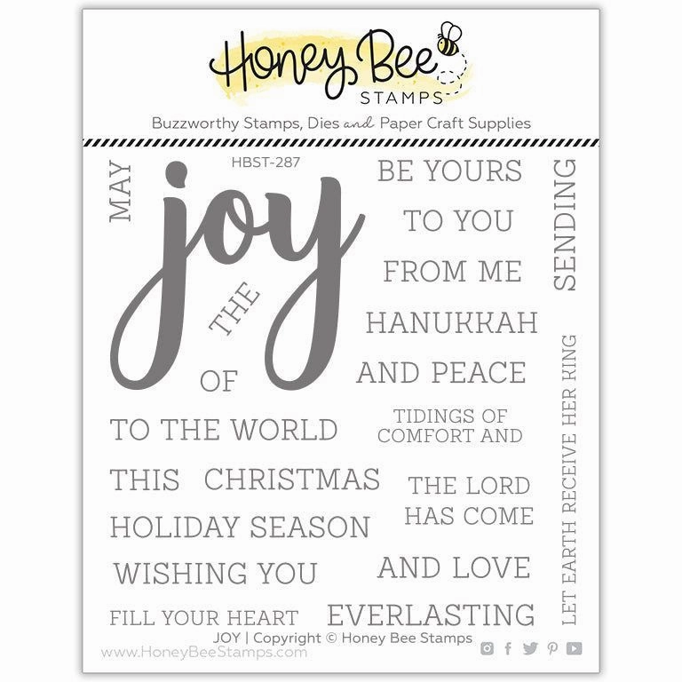 quickdry Joy - 4X4 Stamp Set - Retiring