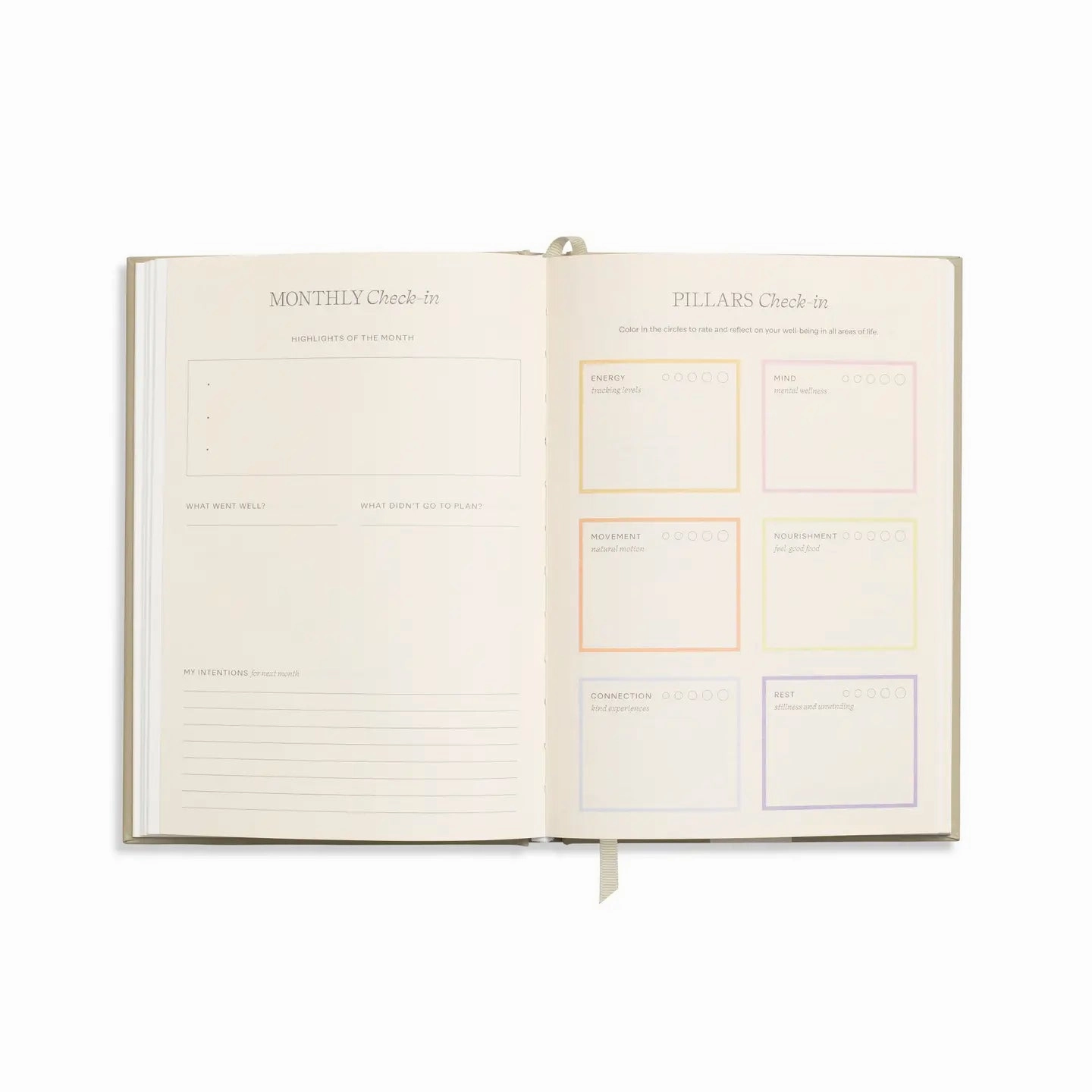 Joy Hardcover Guided Wellness Journal strong
