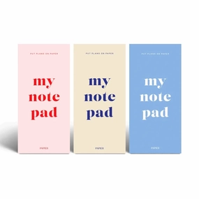 finest Joy List Notepads (Set Of 3)