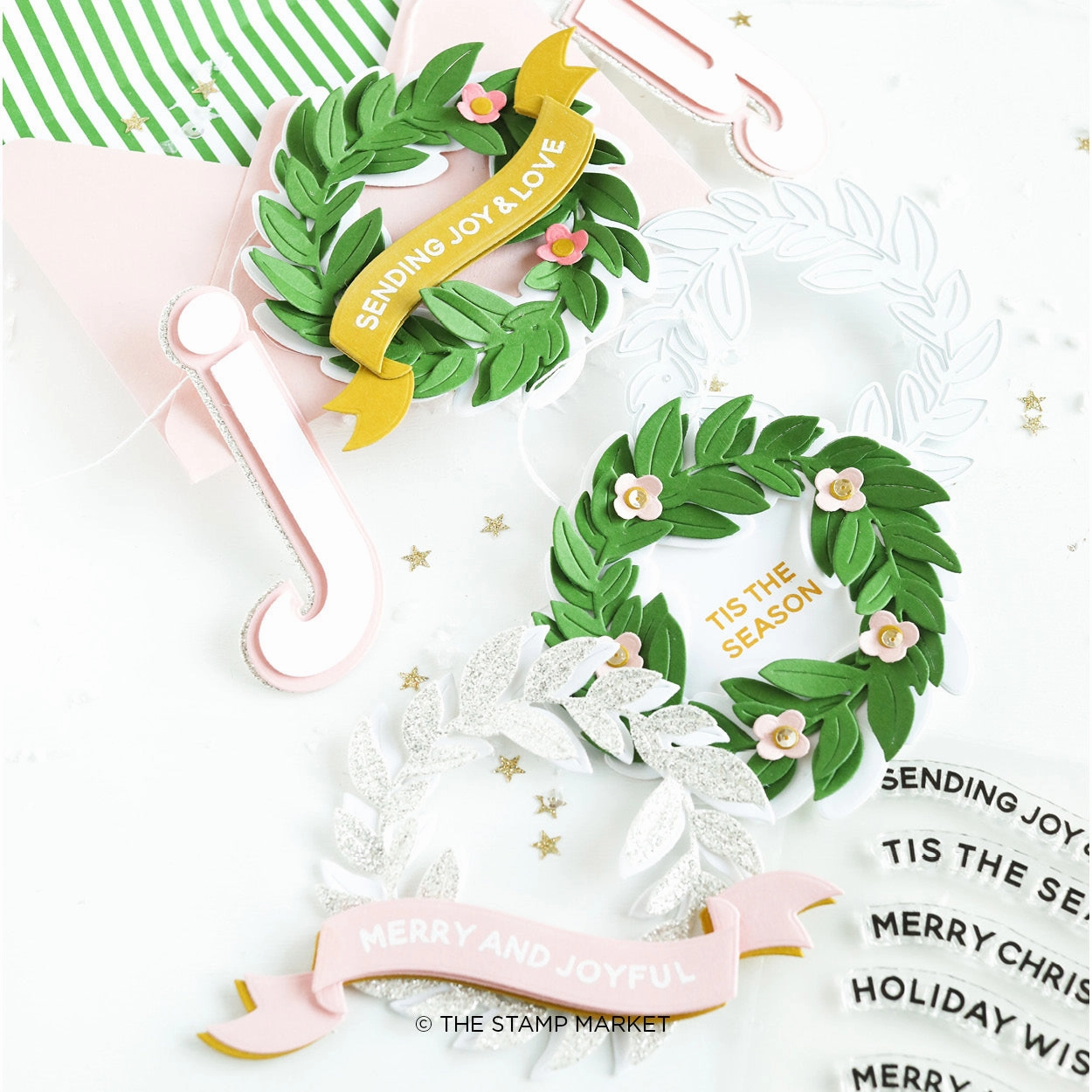 locking Joyful Wishes Stamp