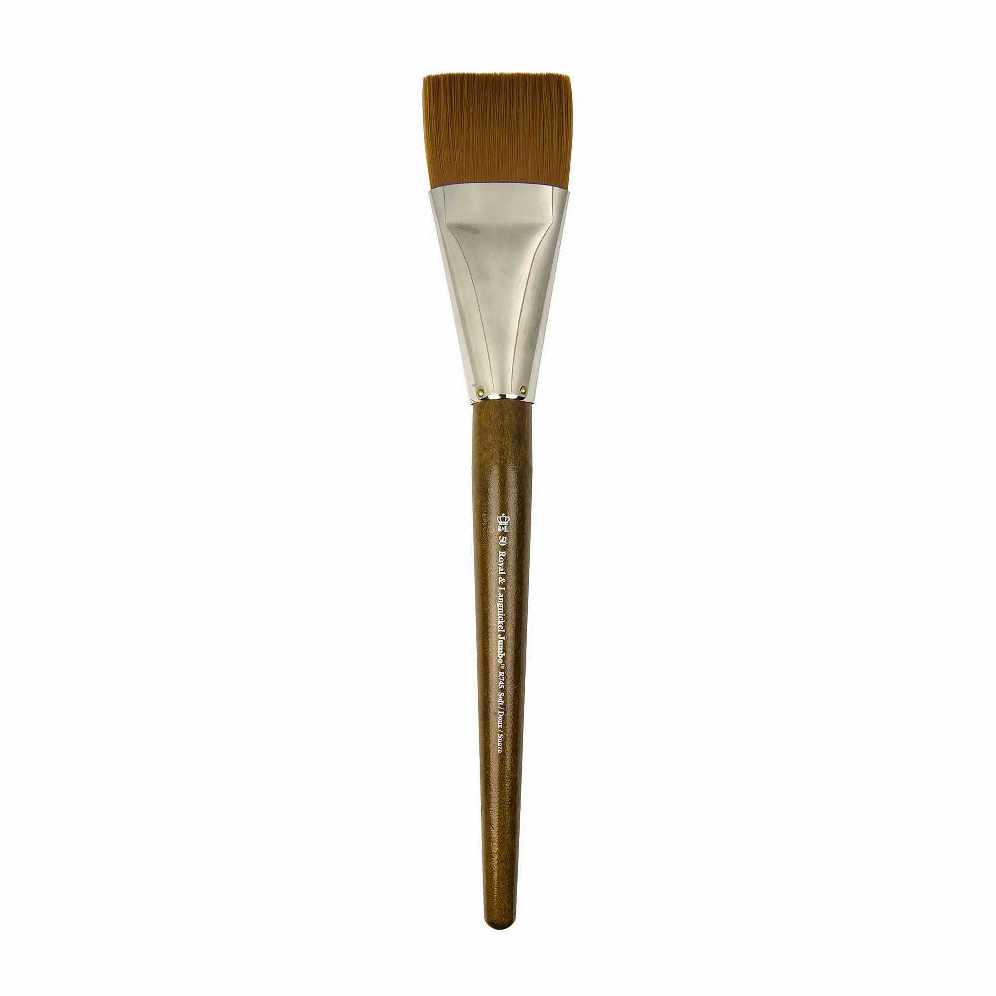 Jumbo Brown Paintbrush - Flat muted