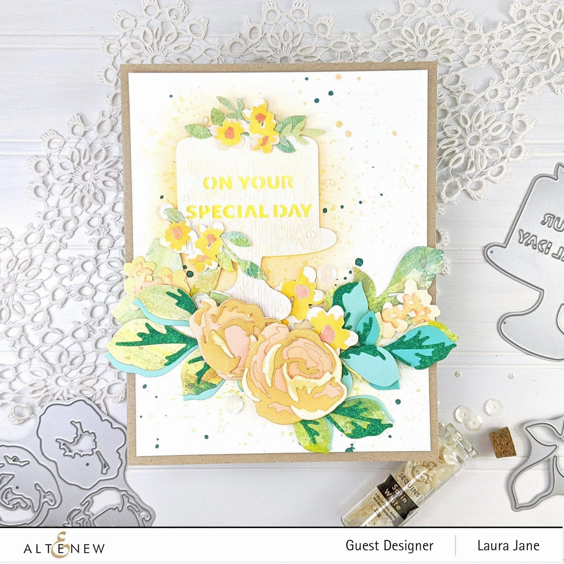 square strong Jumbo Garden Picks Layering Die Set