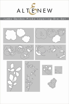 alloy classic Jumbo Garden Picks Layering Die Set