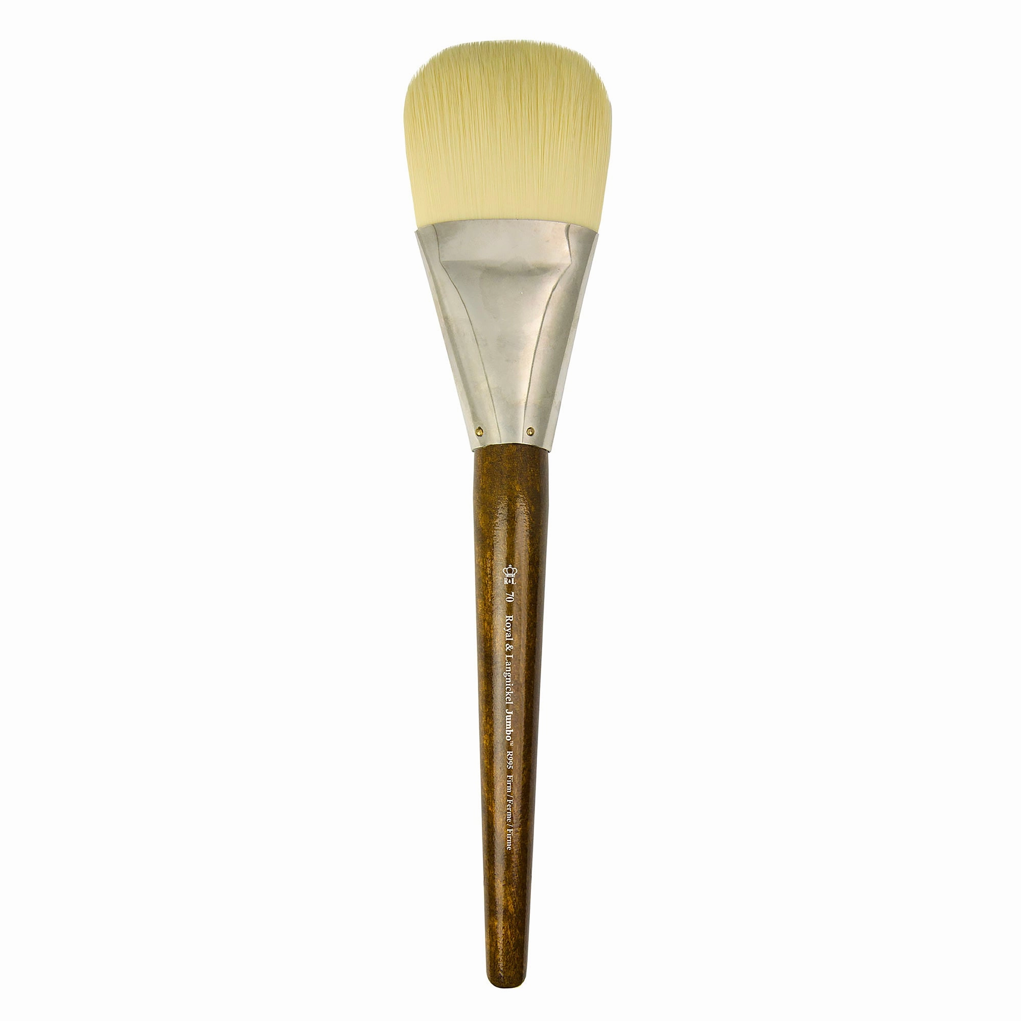 bestselling Jumbo White Paintbrush - Filbert