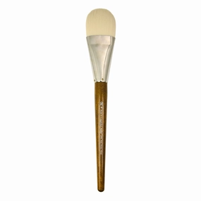 Jumbo White Paintbrush - Filbert soft