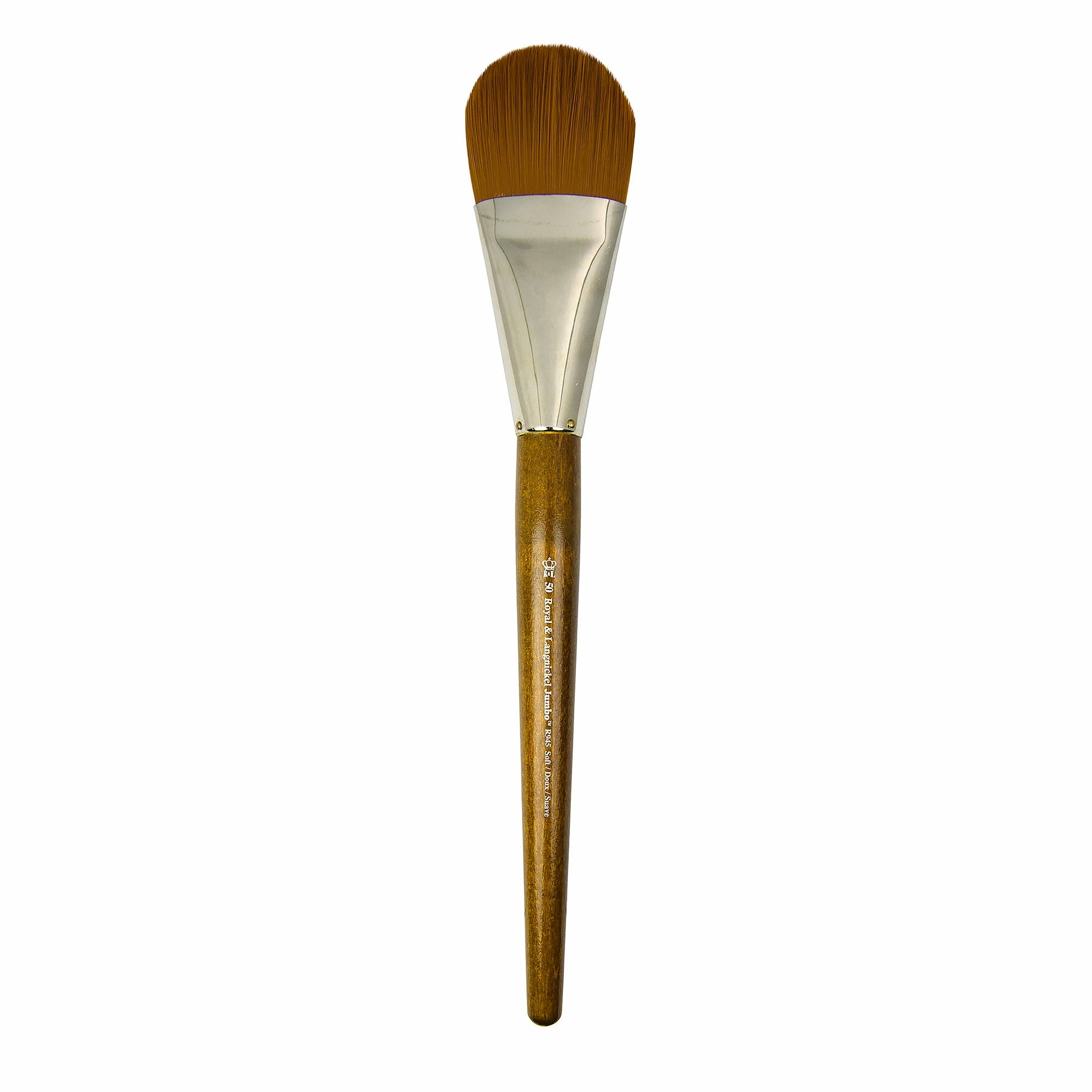 valuable Jumbo White Paintbrush - Flat