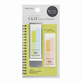 Kanmido Coco Fusen Small Metal Clip - Lime everyday classic