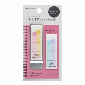 trusted Kanmido Coco Fusen Small Metal Clip - Pink