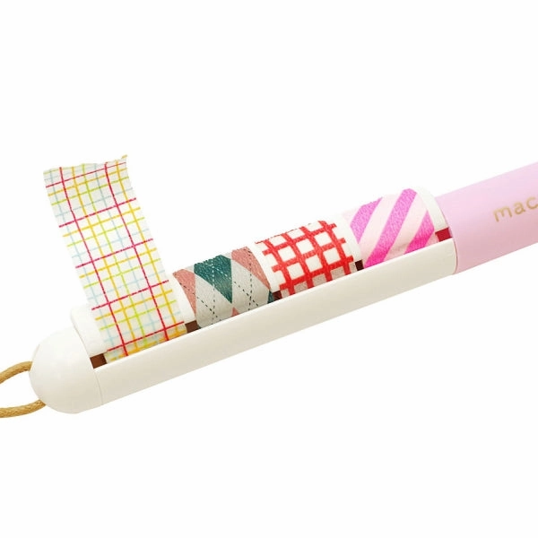 retro alloy Kanmido Maco Washi Tape Holder - Navy