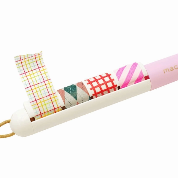 Kanmido Maco Washi Tape Holder - Pastel Pink nonslip magnetic