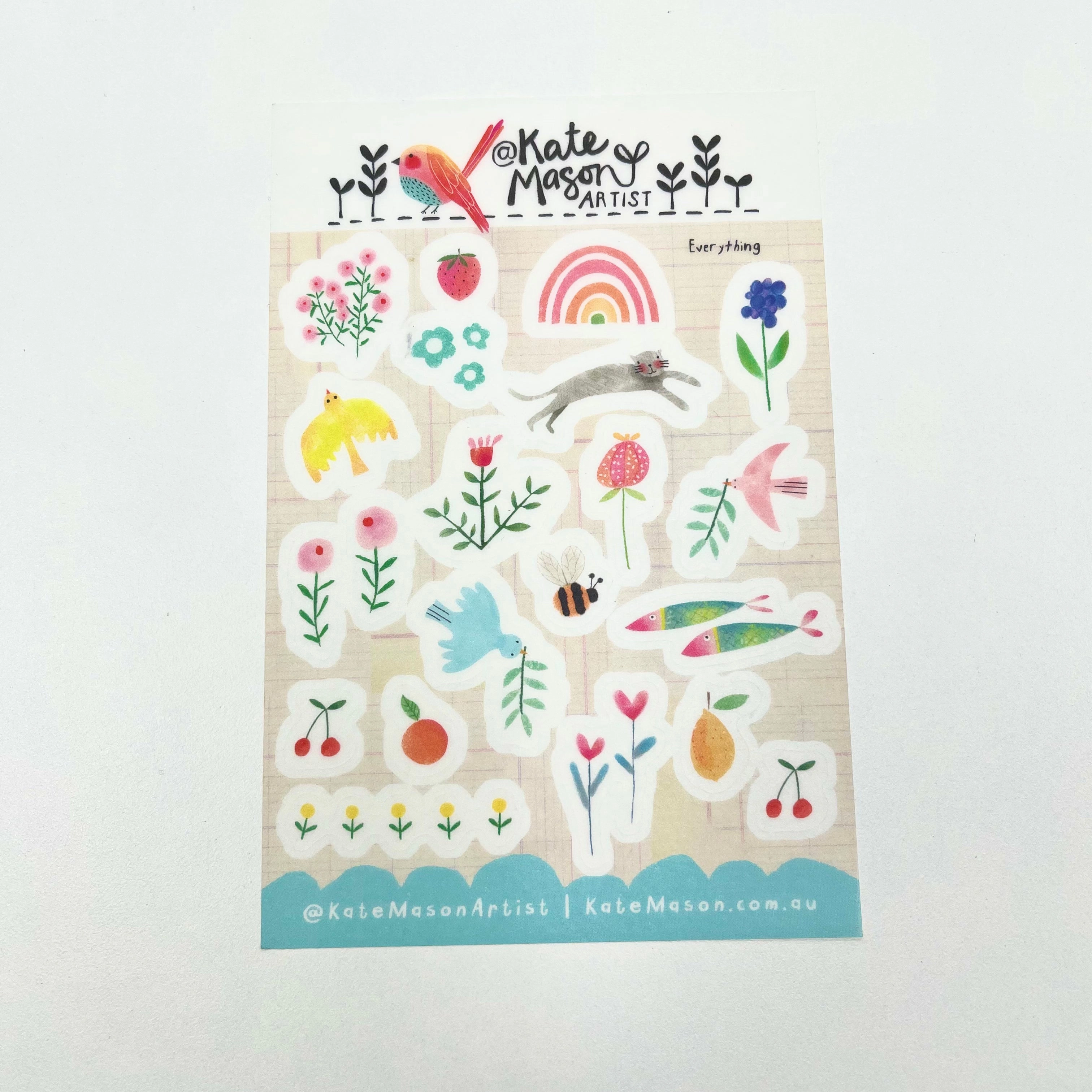 Kate Mason Sticker Sheet - Everything wide
