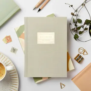 Katie Leamon Grey Flat Lay Notebook - Blank pack narrow