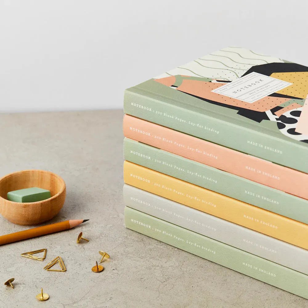 quality vintage Katie Leamon Mallow Flat Lay Notebook - Blank