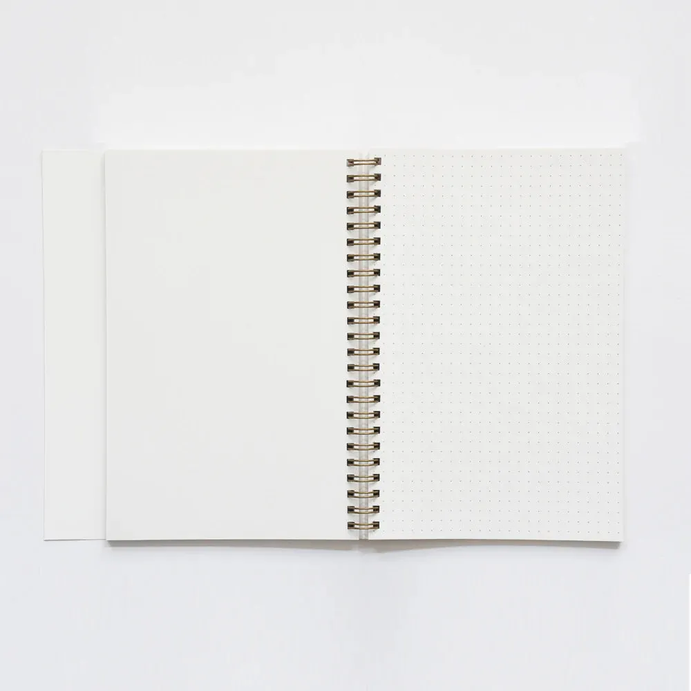 Katie Leamon Wiro Marl Notebook - Blank And Dot Grid deluxe