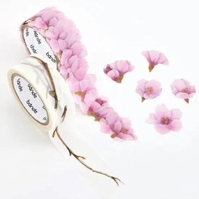 Kawazu Cherry Blossom Washi Roll Sticker Bande versatile